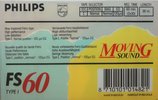 Compact Cassette Philips FS 60 "Moving Sound" Type I Normal 1986 Europe