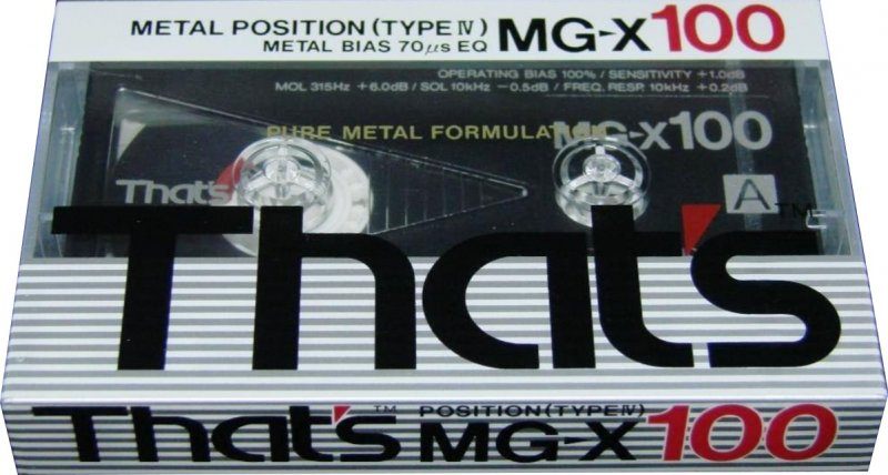 Compact Cassette: Taiyo Yuden Thats - MG-X 100