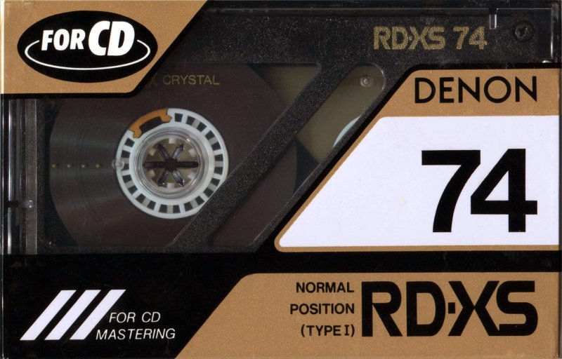 Compact Cassette Denon RD-XS 74 "RD-XS74P" Type I Normal 1990 Japan