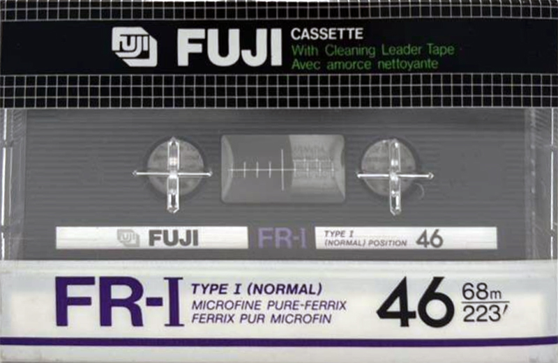 Compact Cassette Fuji FR-I 46 Type I Normal 1982 Europe