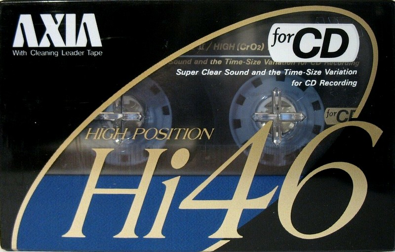 Compact Cassette AXIA Hi 46 Type II Chrome 1990 Japan