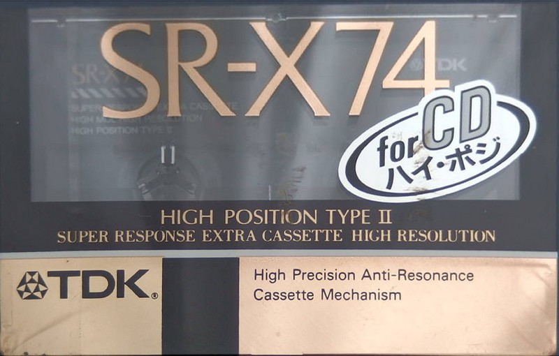 Compact Cassette: TDK  - SR-X 74