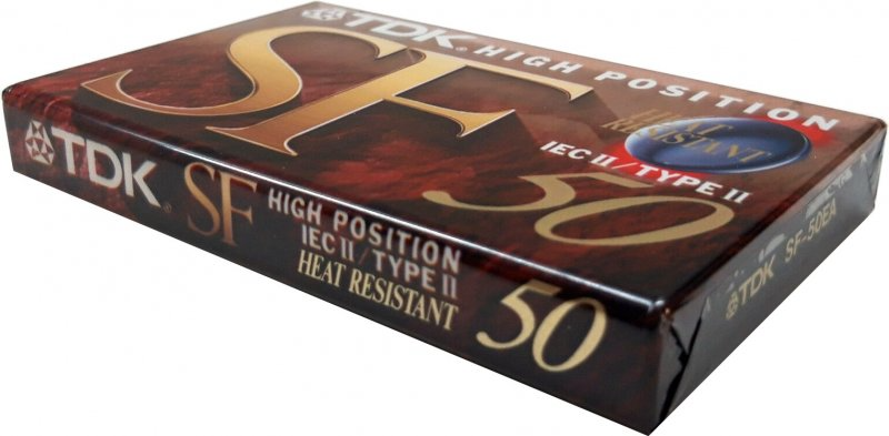 Compact Cassette TDK SF 50 "SF-50EA" Type II Chrome 1995 Europe