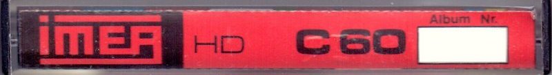 Compact Cassette Imea 60 "HD" Type I Normal 1977 Europe