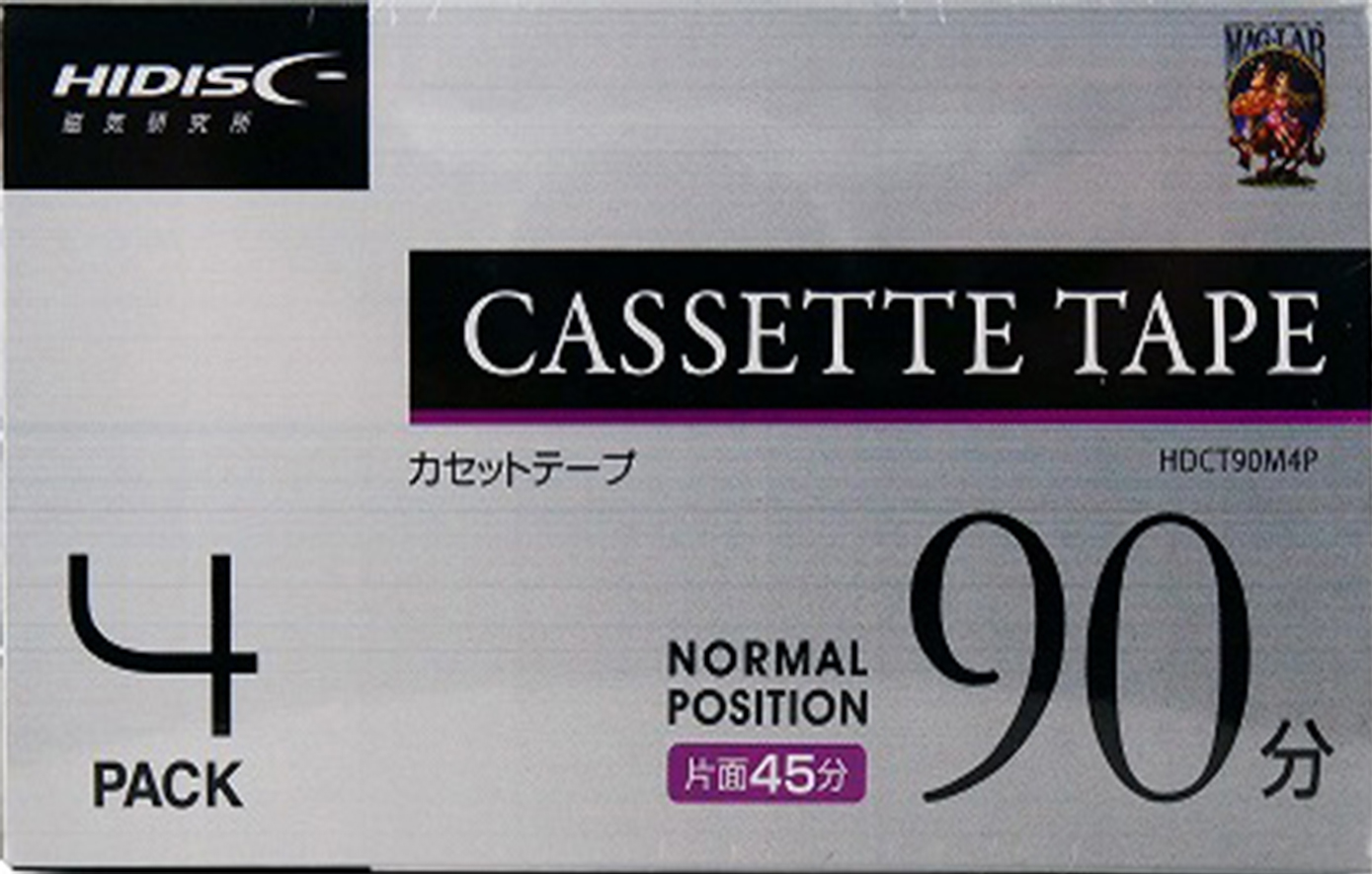 4 pack Hidisc HD 90 "HDCT90M4P" Type I Normal 2021 Japan
