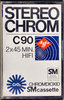 Compact Cassette AGFA Stereochrom 90 Type II Chrome 1975 Europe