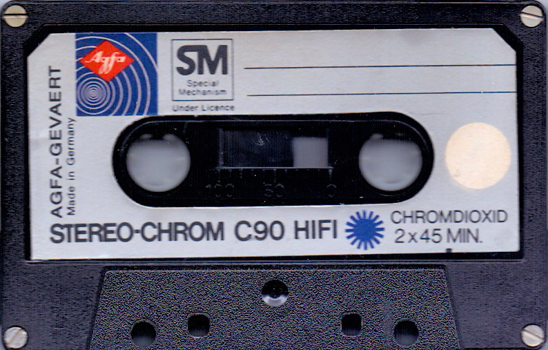 Compact Cassette AGFA Stereochrom 90 Type II Chrome 1975 Europe
