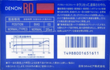 Compact Cassette Denon RD 50 Type I Normal 1986 Japan