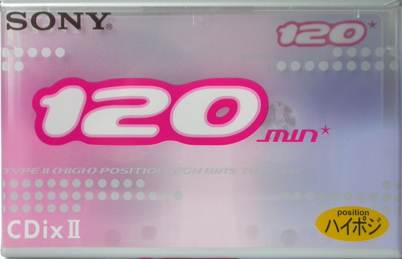 Compact Cassette: Sony  - CDix II 120