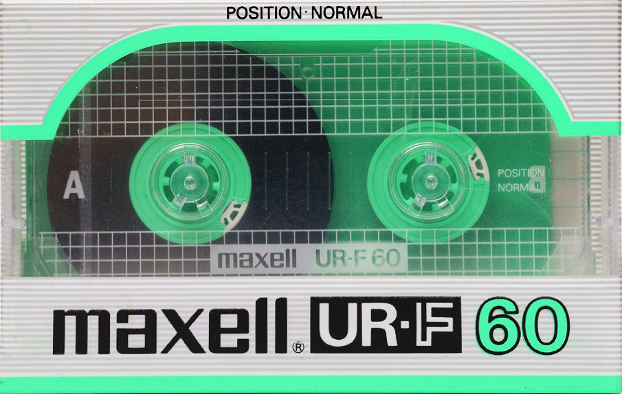 Compact Cassette Maxell UR-F 60 Type I Normal 1985 Japan