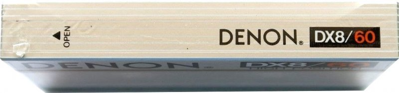 Compact Cassette Denon DX8 60 Type II Chrome 1982 Japan