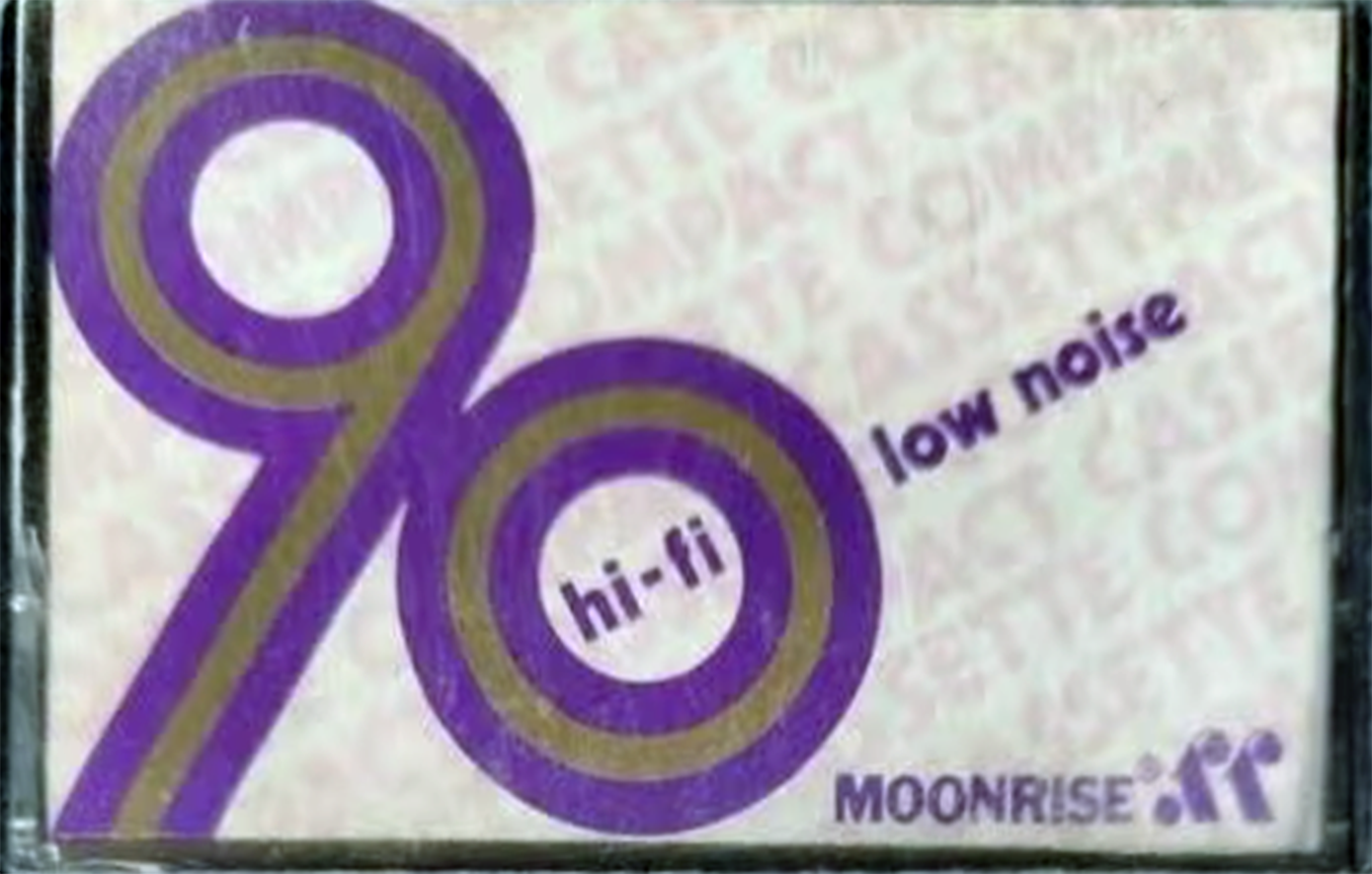 Compact Cassette Moonrise 90 Type I Normal Unknown Country
