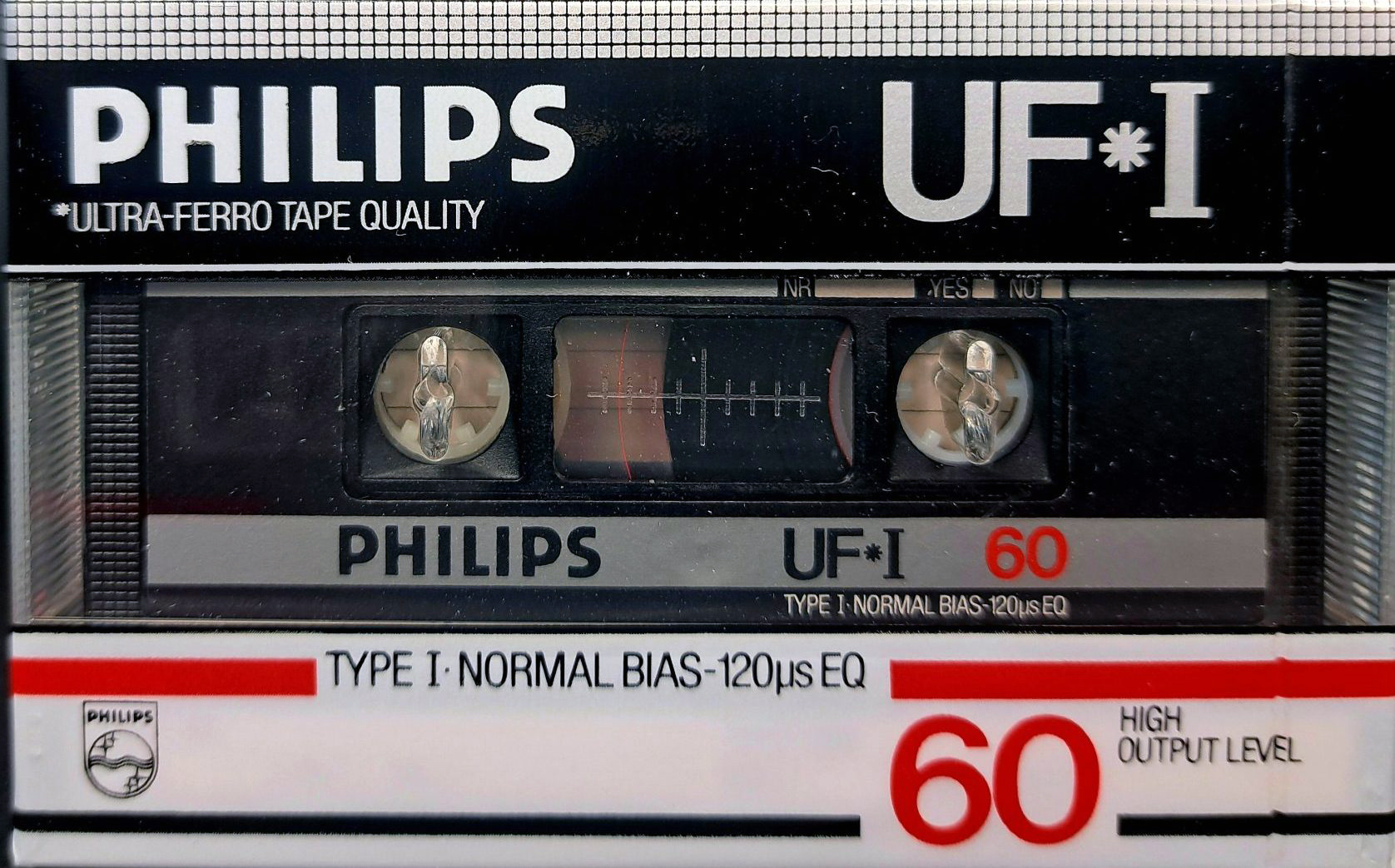 Compact Cassette Philips UF-I 60 Type I Normal 1984 Europe