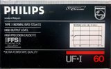 Compact Cassette Philips UF-I 60 Type I Normal 1984 Europe