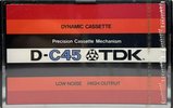Compact Cassette TDK D 45 Type I Normal 1975 Europe, USA