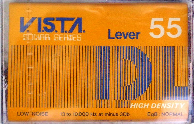 Compact Cassette V.I.S.T.A. 55 Type I Normal Hong Kong