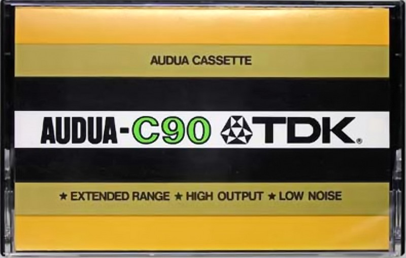 Compact Cassette TDK Audua 90 Type I Normal 1975 Europe, USA