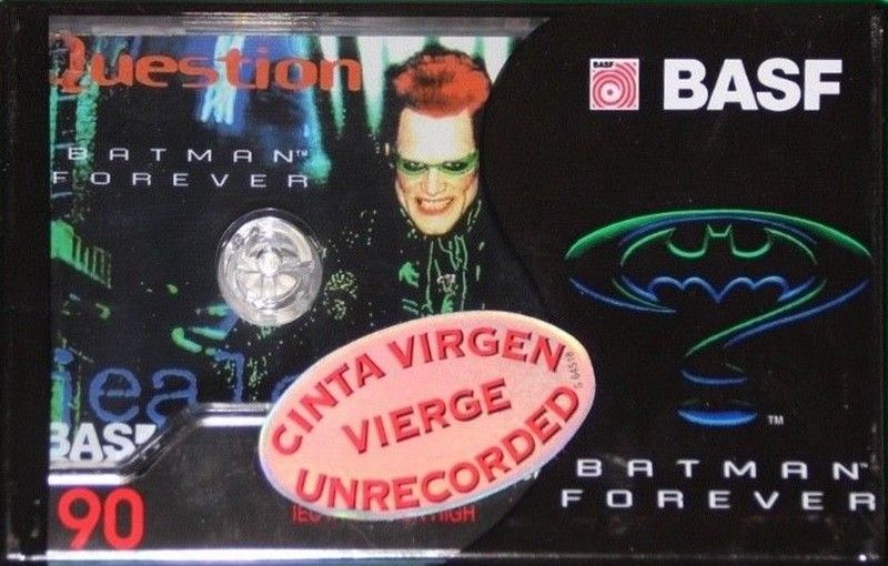 Compact Cassette BASF High Performance II 90 "Batman Forever Edition I" Type II Chrome 1995 Europe