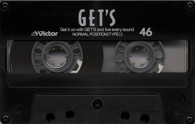 Compact Cassette Victor Gets 46 "GF-G46 BK" Type I Normal 1988 Japan