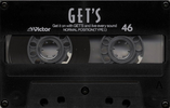 Compact Cassette Victor Gets 46 "GF-G46 BK" Type I Normal 1988 Japan