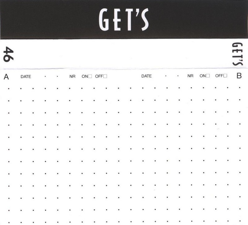 Compact Cassette Victor Gets 46 "GF-G46 BK" Type I Normal 1988 Japan