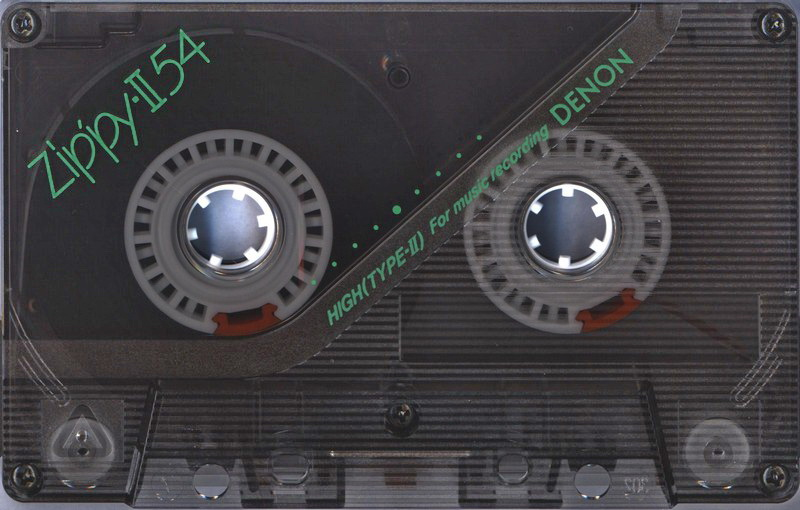 Compact Cassette Denon Zippy-II 54 "HD-L54" Type II Chrome 1988 Japan