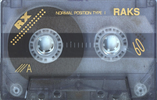 Compact Cassette RAKS RX 60 Type I Normal 1993 Europe