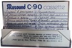 Compact Cassette Musound 90 Type I Normal Unknown Country