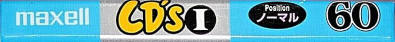 Compact Cassette Maxell CD`s I / CD`s 1 60 "CDS1-60J" Type I Normal 1995 Japan