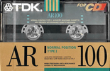 Compact Cassette TDK AR 100 "AR-100M" Type I Normal 1990 Japan