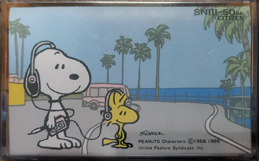 Compact Cassette Citizen Snoopy SN III 50 "SNIII-50BA" Type I Normal 1985 Japan