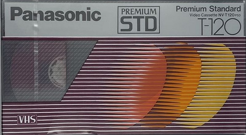 VHS, Video Home System Panasonic Premium STD 120 "NV-T120PSD" Type I Normal 1986 USA