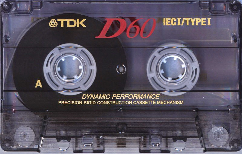 Compact Cassette TDK D 60 Type I Normal 2001 North America