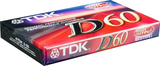 Compact Cassette TDK D 60 Type I Normal 2001 North America