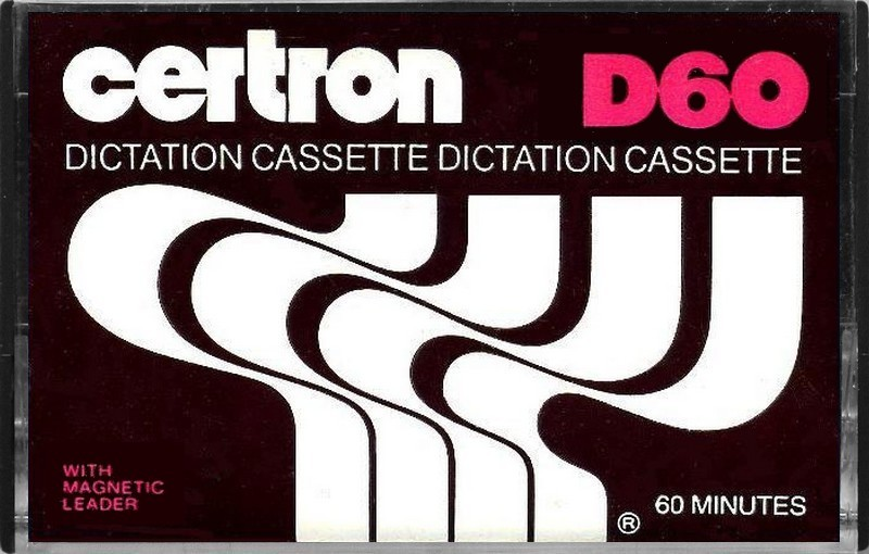 Compact Cassette Certron 60 Dictating Cassette 1978 Mexico