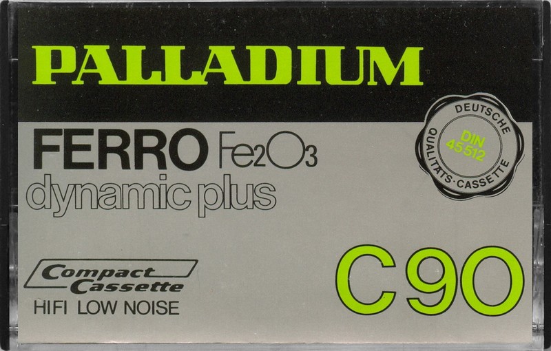 Compact Cassette Palladium Dynamic Plus 90 Type I Normal 1979 Europe