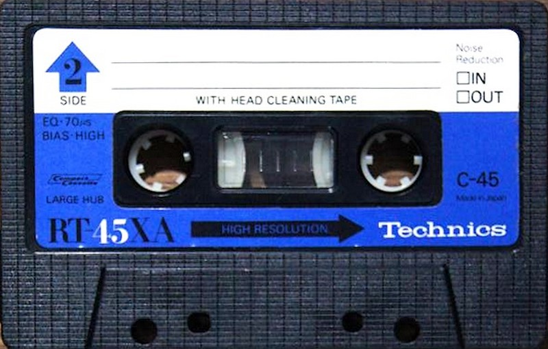 Compact Cassette Technics XA 45 "RT-45XA" Type II Chrome 1978 Japan