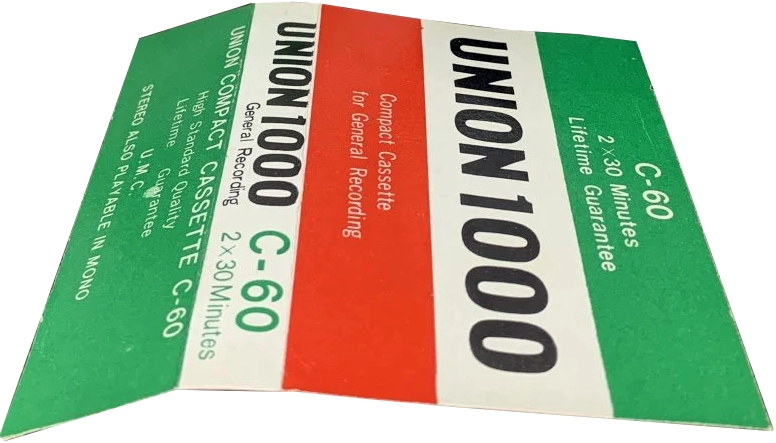 Compact Cassette Union 1000 60 Type I Normal USA