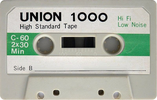 Compact Cassette Union 1000 60 Type I Normal Hong Kong