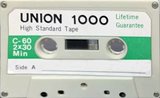 Compact Cassette Union 1000 60 Type I Normal USA