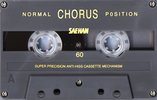 Compact Cassette Saehan Chorus 60 Type I Normal 1996 Europe