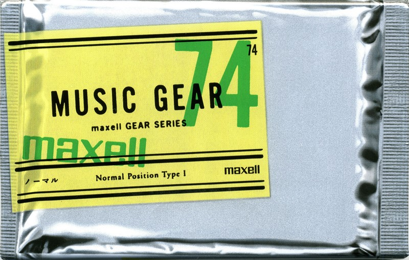 Compact Cassette Maxell Music Gear 74 "MG1-74" Type I Normal 2000 Japan