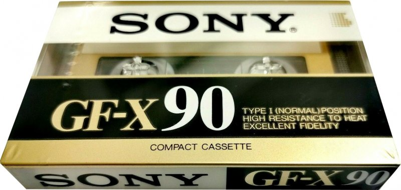 Compact Cassette Sony GF-X 90 "market Asia or Euro" Type I Normal 1985 Thailand