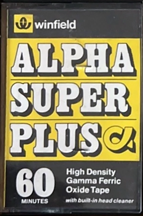 Compact Cassette Winfield Alpha Super Plus 60 Type I Normal 1979 UK