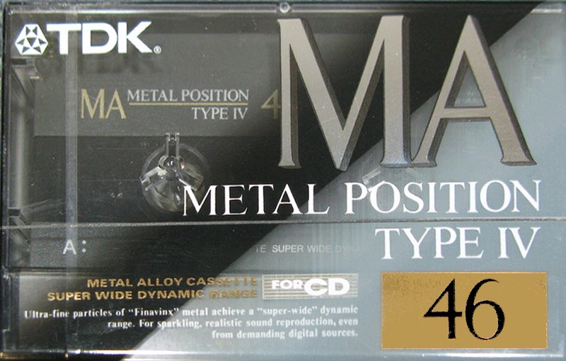 Compact Cassette: TDK  - MA 46