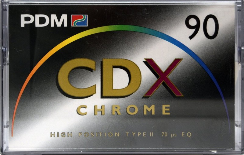Compact Cassette PDM CD X 90 Type II Chrome 1993 Europe