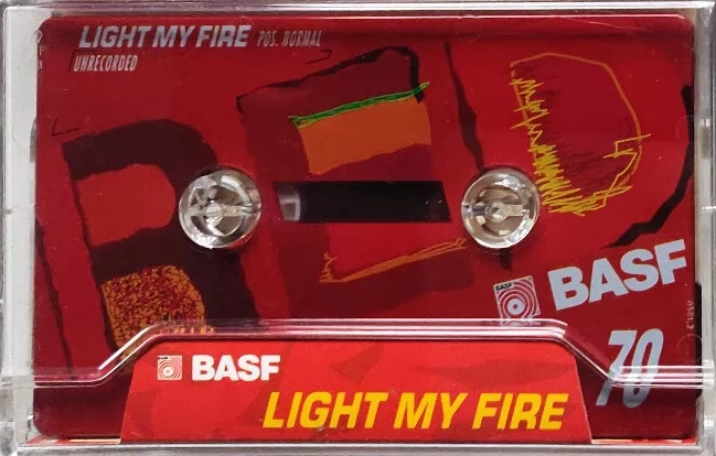 Compact Cassette BASF 70 "Light my fire RED" Type I Normal Germany