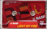 Compact Cassette BASF 70 "Light my fire RED" Type I Normal Germany