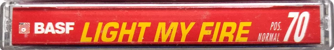 Compact Cassette BASF 70 "Light my fire RED" Type I Normal Germany