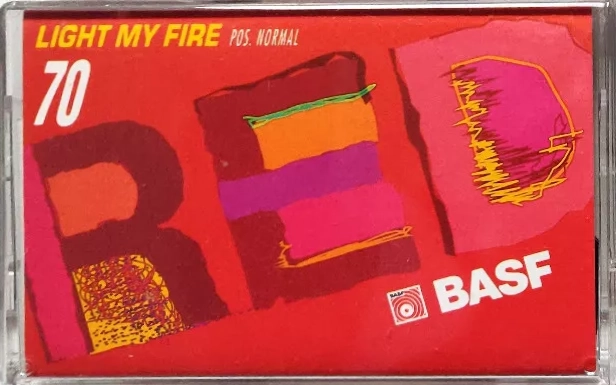 Compact Cassette BASF 70 "Light my fire RED" Type I Normal Germany